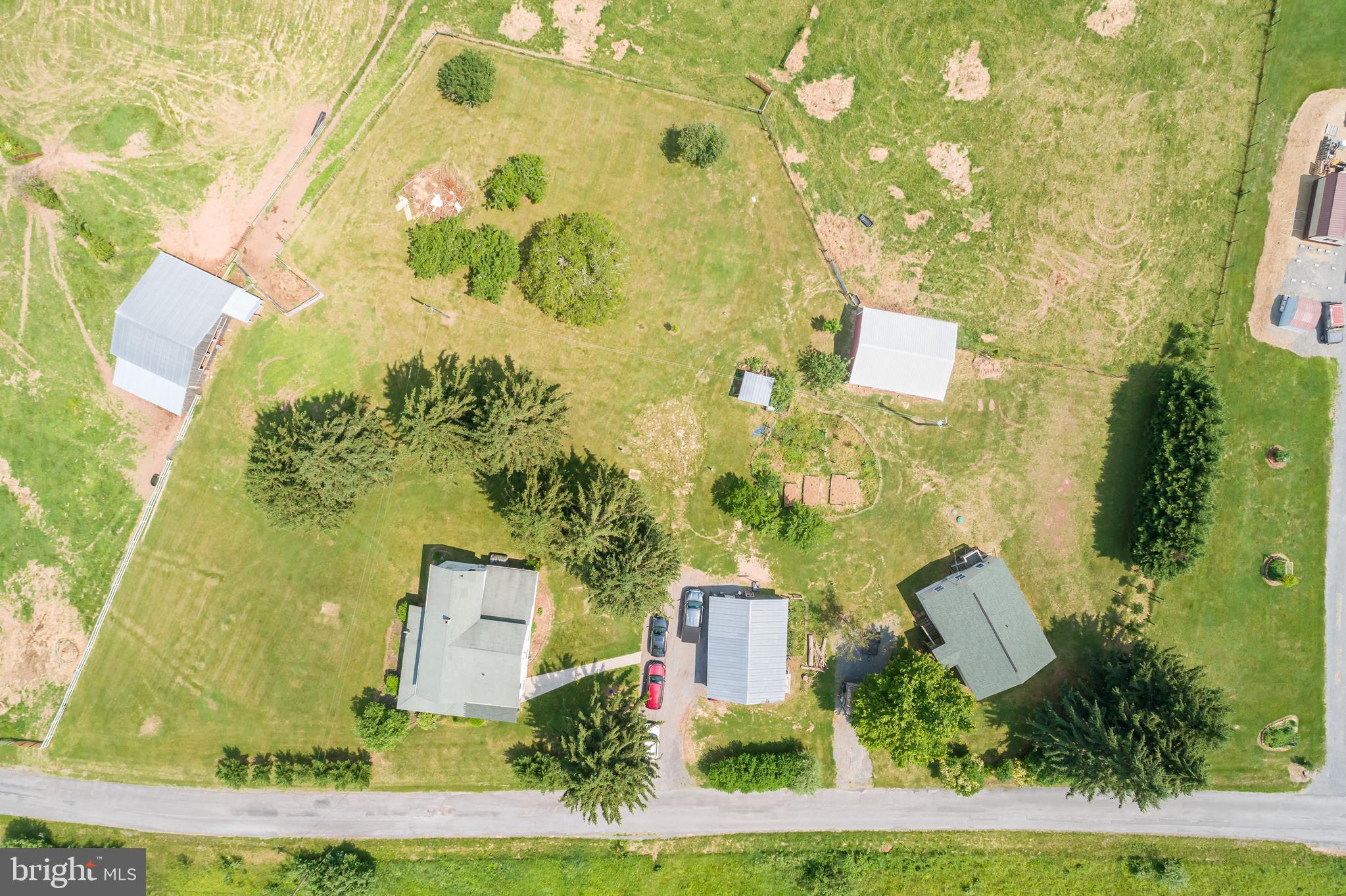 1268 Duckwall Road Berkeley Springs, WV 25411 - Photo 65 of 71 Overhead view of the property's structures