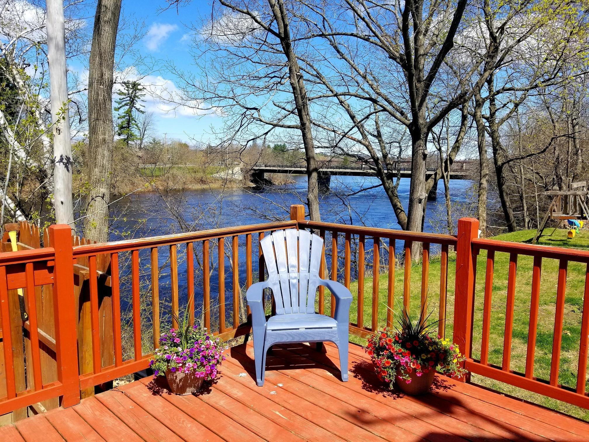 15 Crummett Street Waterville, ME 04901 - Photo 2 of 35 View from the Deck!
