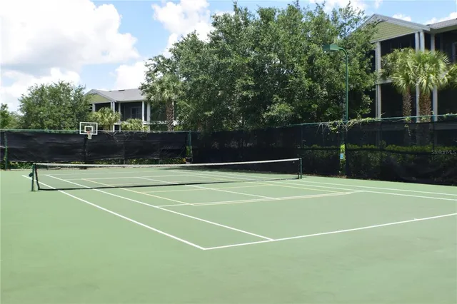a view of a tennis court