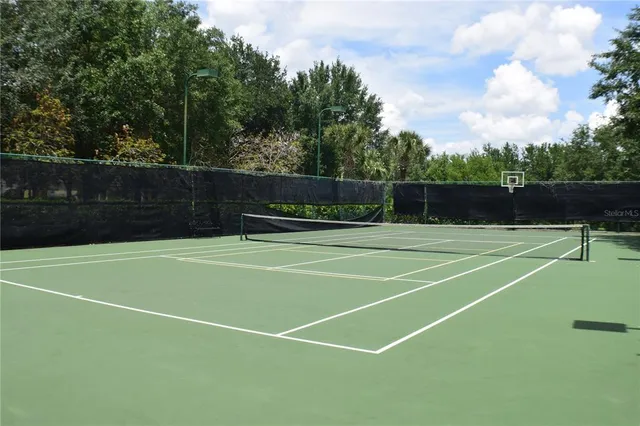 a view of a tennis court