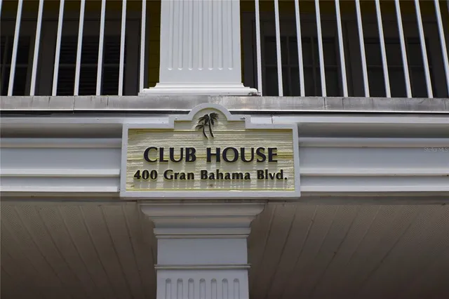 a sign on the side of a building