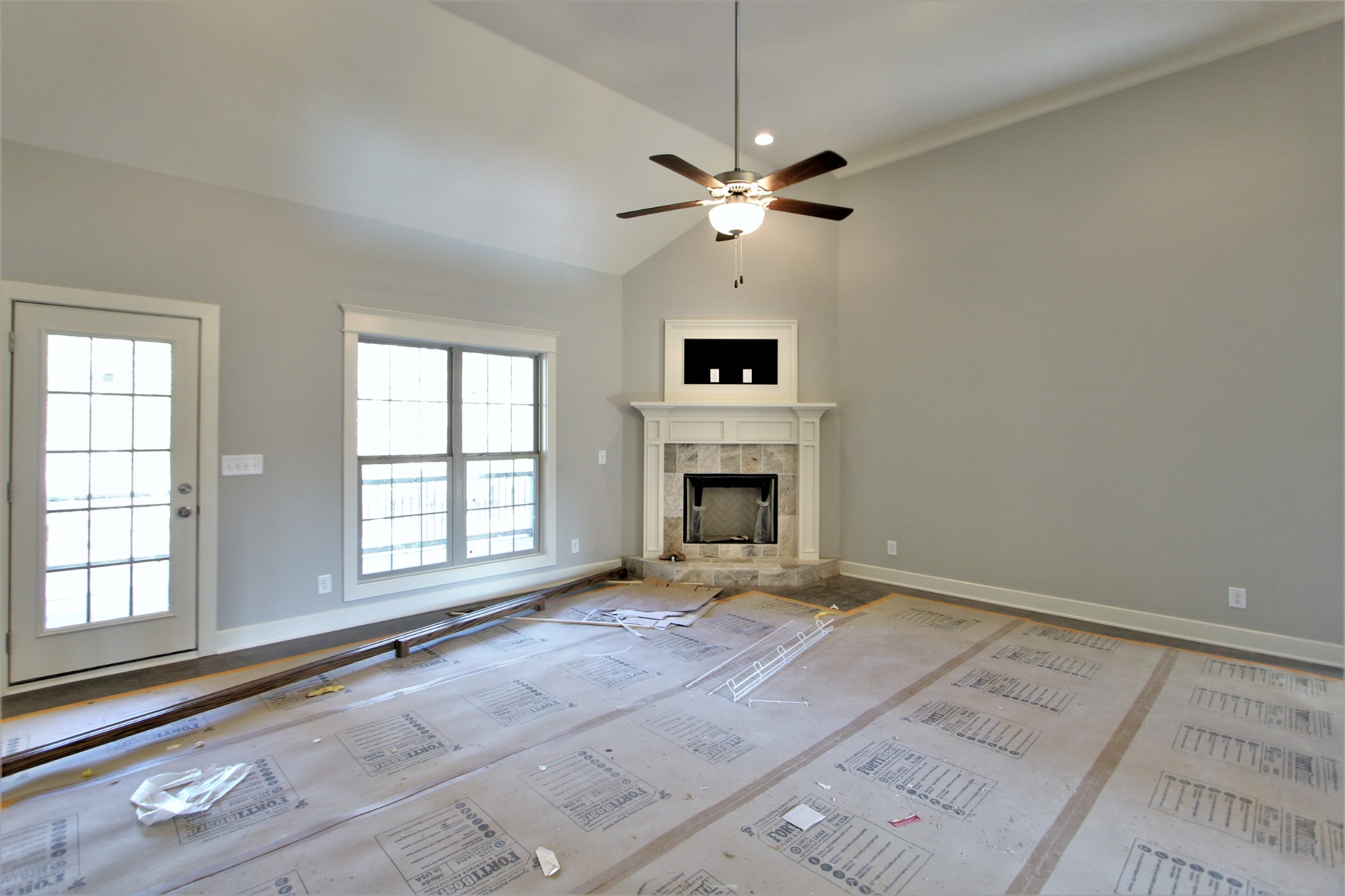 262 Ridgewater Way, Unit 83 Mount Juliet, TN 37122 - Photo 3 of 21 an empty room with windows and fireplace