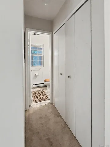 a view of hallway with entryway