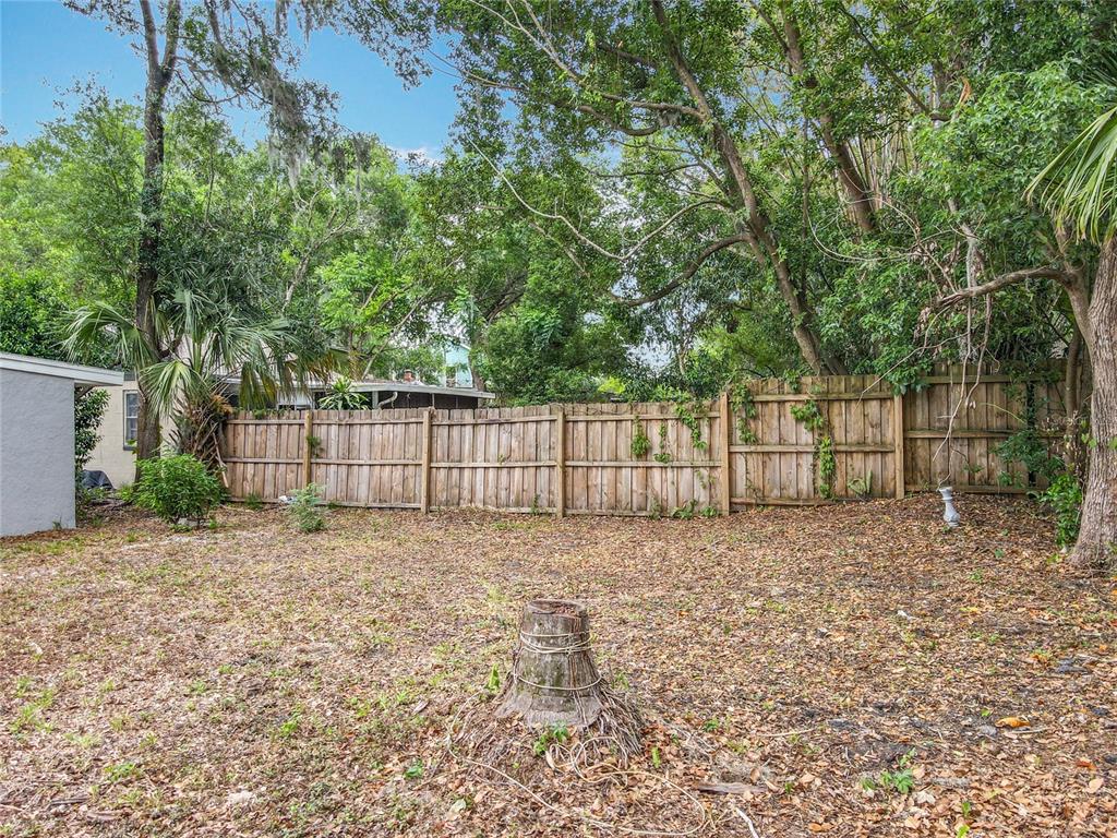 1414 Beaver Street Orlando, FL 32806 - Photo 33 of 43 a view of a backyard with large trees