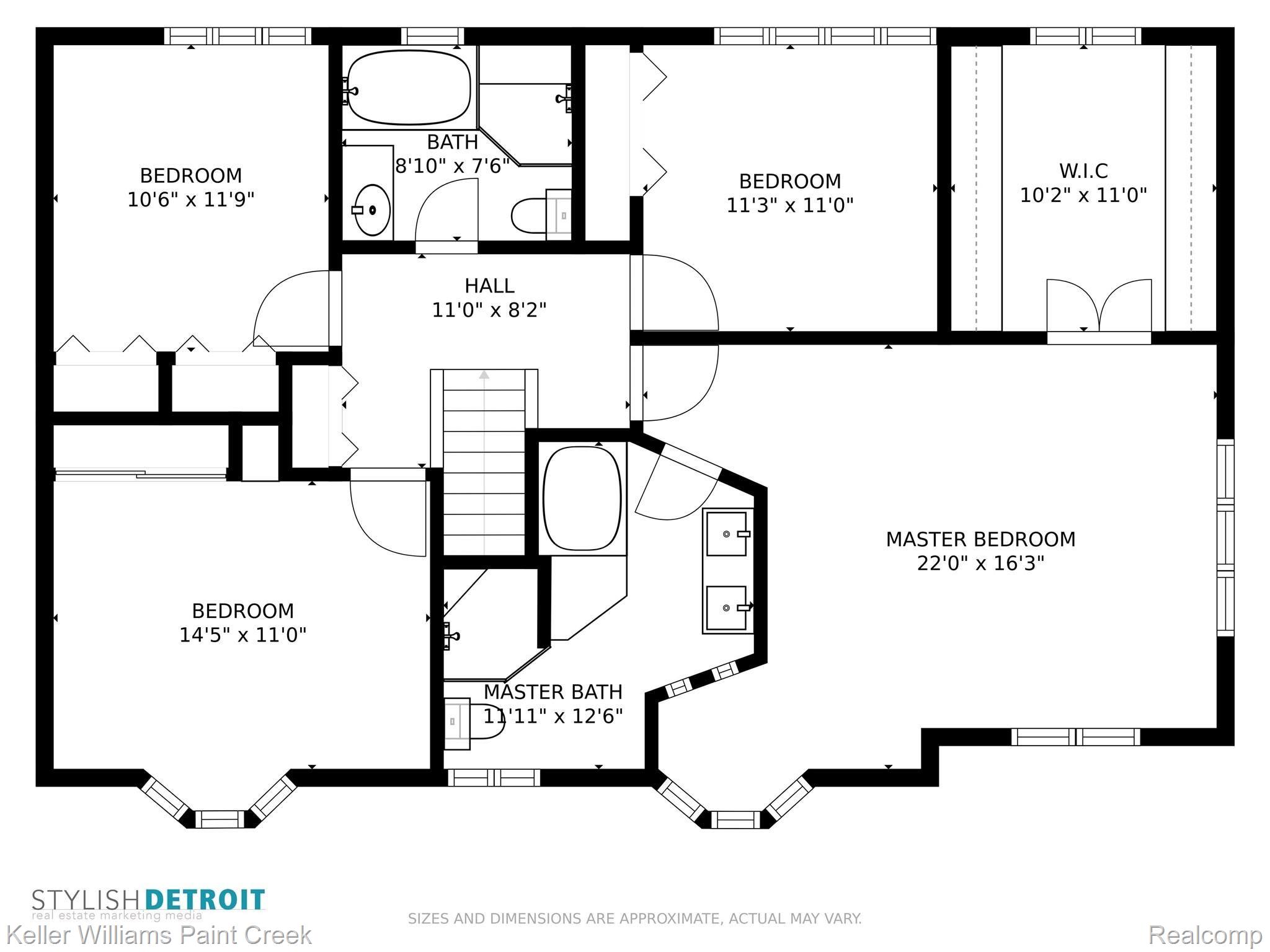 855 Aspen Drive Rochester, MI 48307 - Photo 54 of 54 Second Level Floorplan