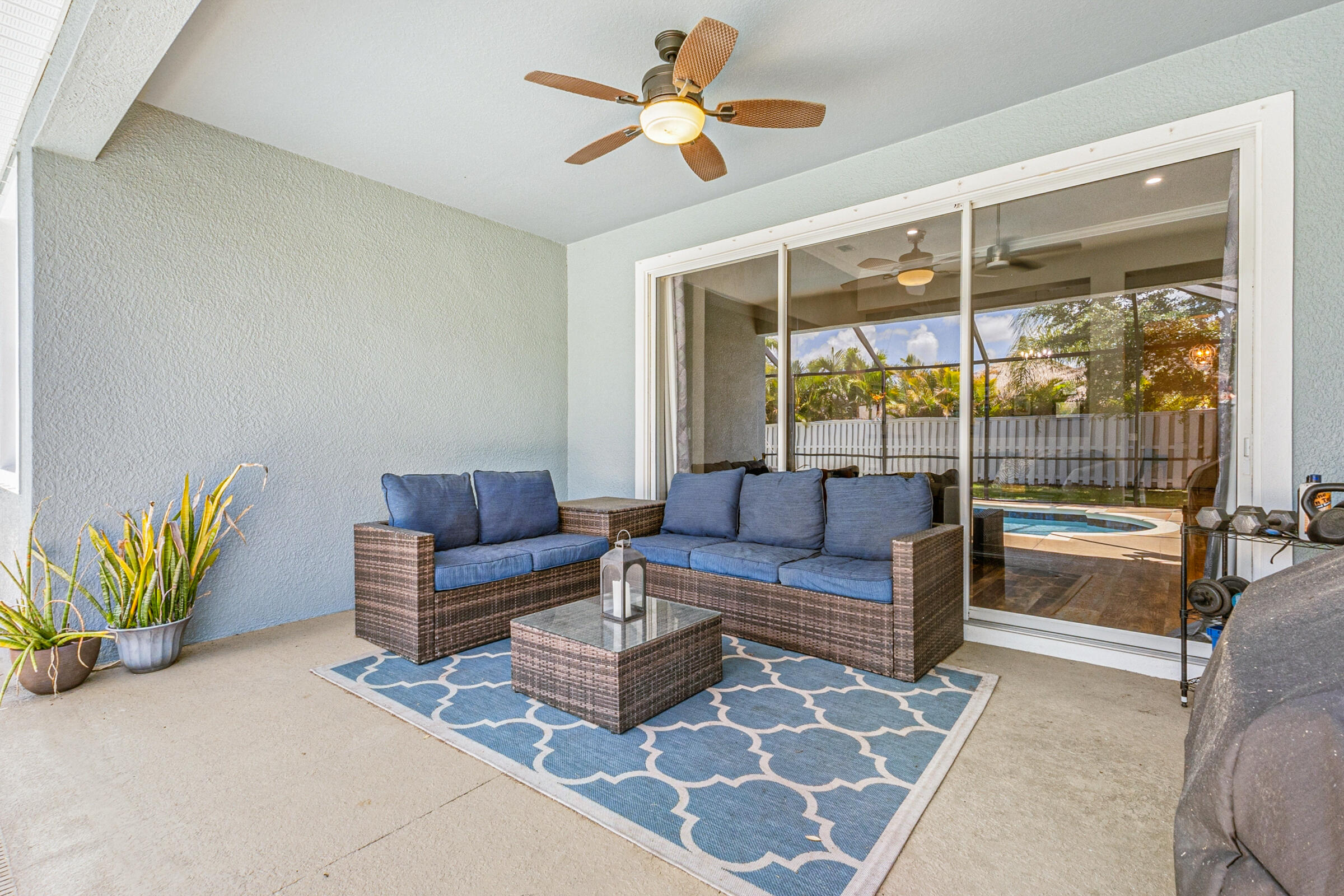 6002 Goleta Circle Melbourne, FL 32940 - Photo 3 of 45 a living room with furniture and a large window