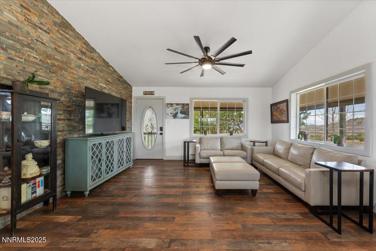 15030 North Red Rock Road Reno, NV 89508 - Photo 15 of 89 a living room with furniture and a large window