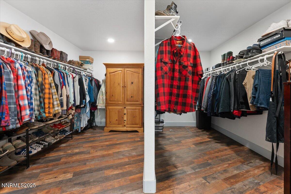 15030 North Red Rock Road Reno, NV 89508 - Photo 29 of 89 a view of walk in closet with clothes