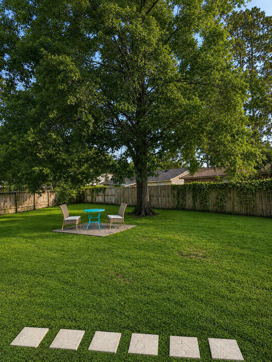 23907 Spring Mill Lane Spring, TX 77373 - Photo 6 of 28 Imagine seating under this beautiful tree and doing absolutely nothing or having a party, or laying on a hammock, or swing or a hammock. What would you like to do?