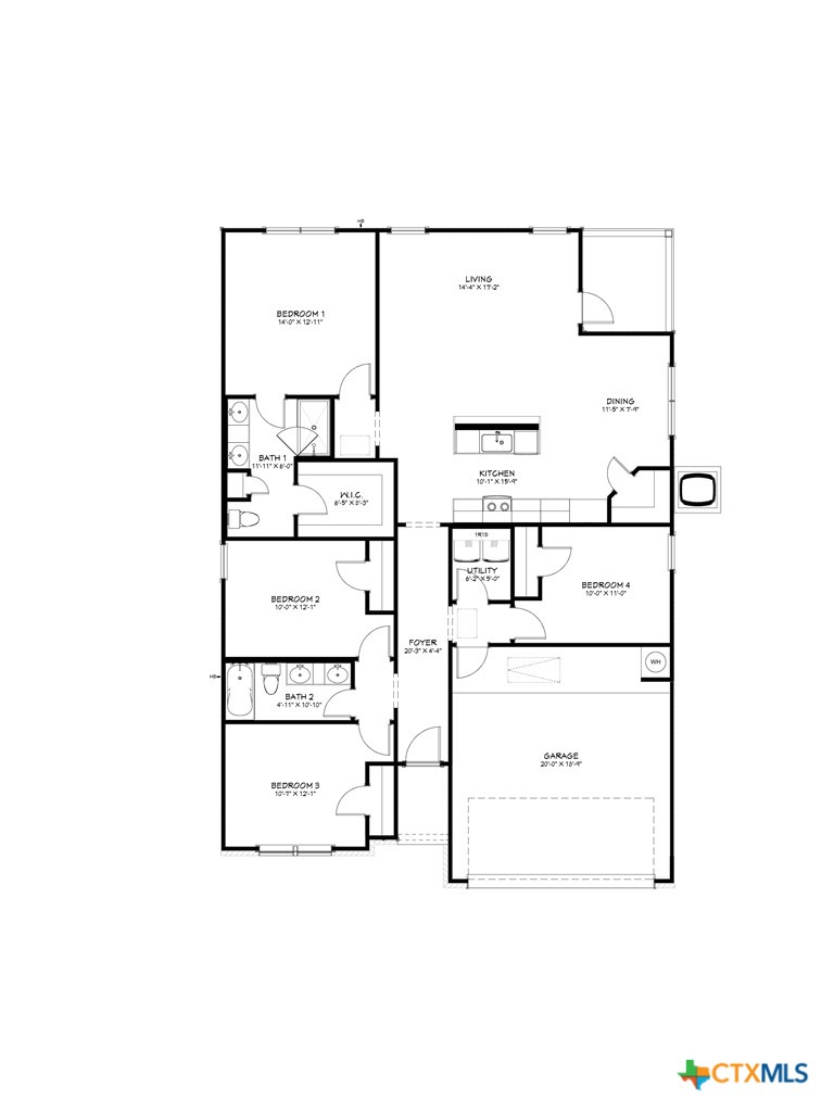 8729 Ponderosa Pine Road Temple, TX 76502 - Photo 2 of 16 Floor Plan