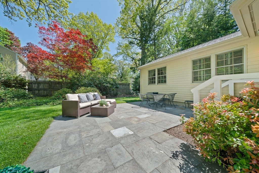 6 Garfield Street Lexington, MA 02421 - Photo 40 of 40 a house view with a garden space