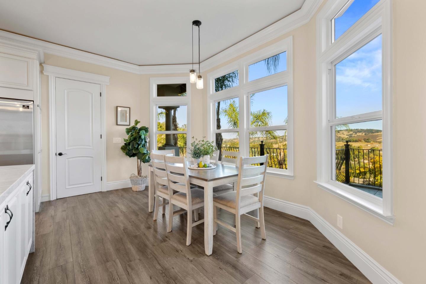 20394 Almaden Road San Jose, CA 95120 - Photo 18 of 92 a view of a dining room with furniture window and wooden floor