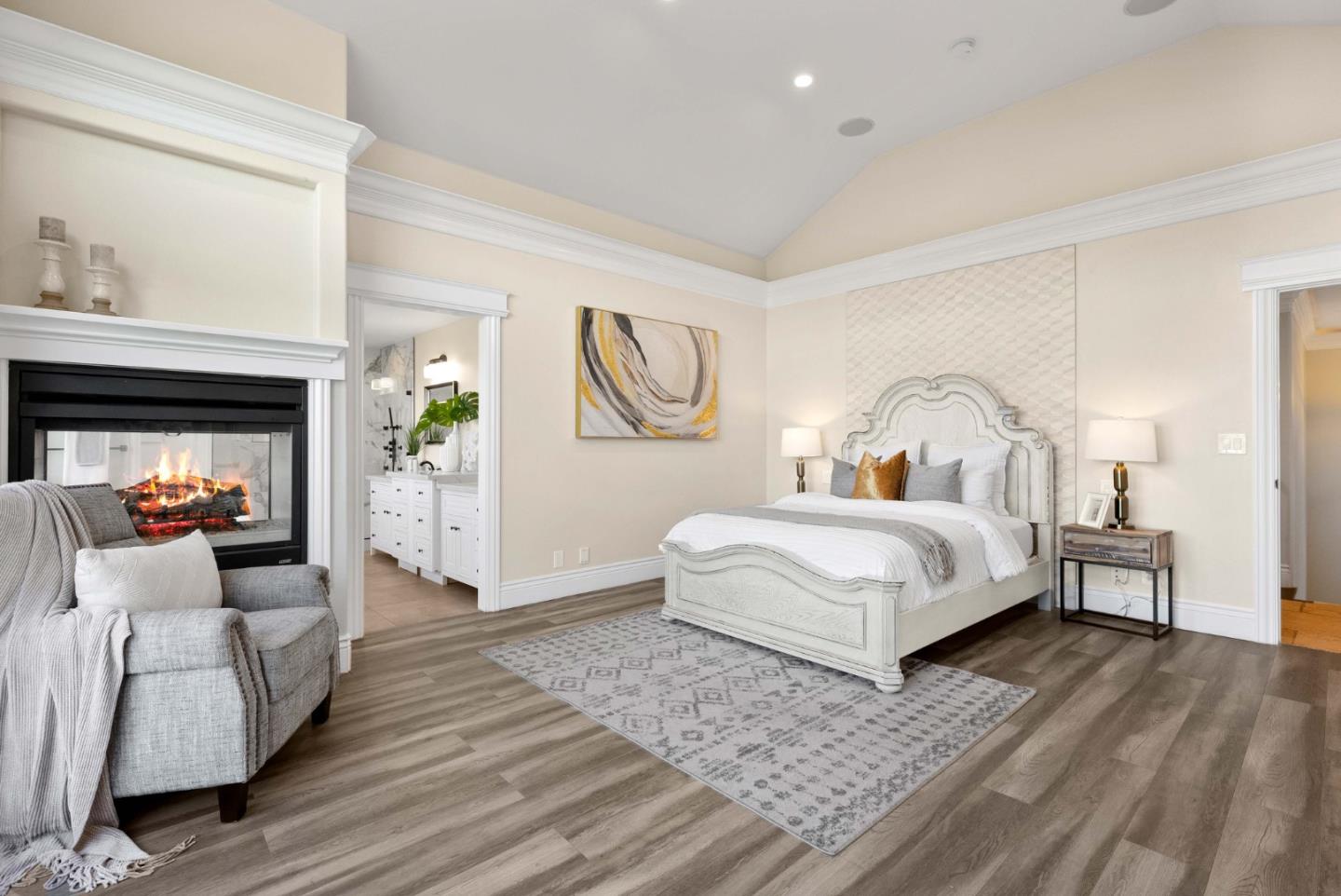 20394 Almaden Road San Jose, CA 95120 - Photo 24 of 92 a bedroom with a bed and a couch