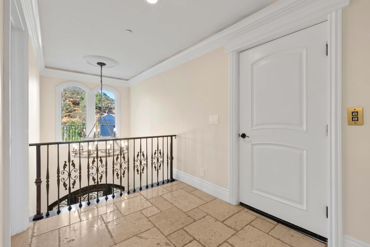 20394 Almaden Road San Jose, CA 95120 - Photo 49 of 92 a view of a hallway with wooden floor and staircase
