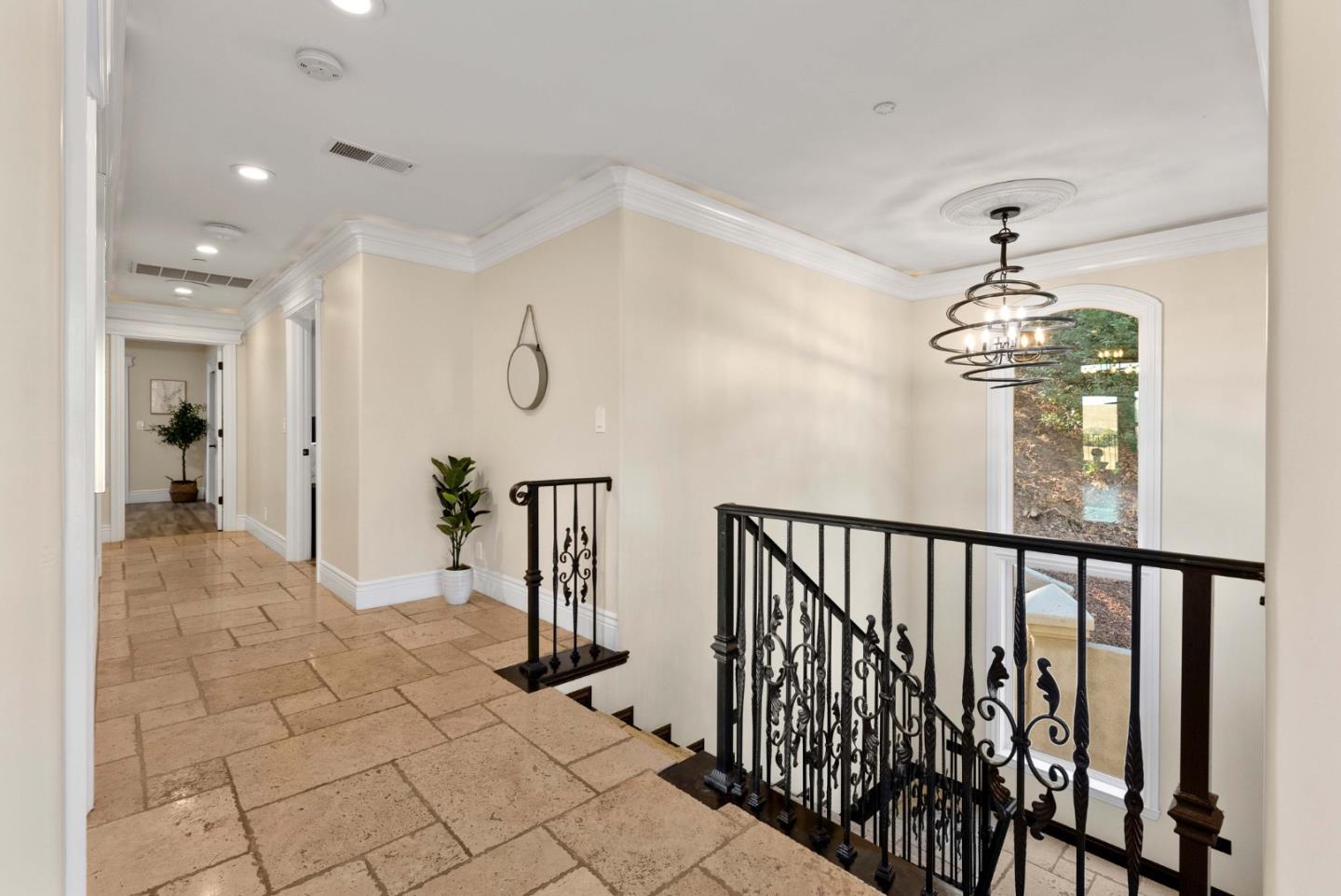 20394 Almaden Road San Jose, CA 95120 - Photo 58 of 92 a view of hallway with chandelier