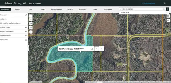 $27,500 | 34.6-acres Near Government Road, Ashland, WI 54806