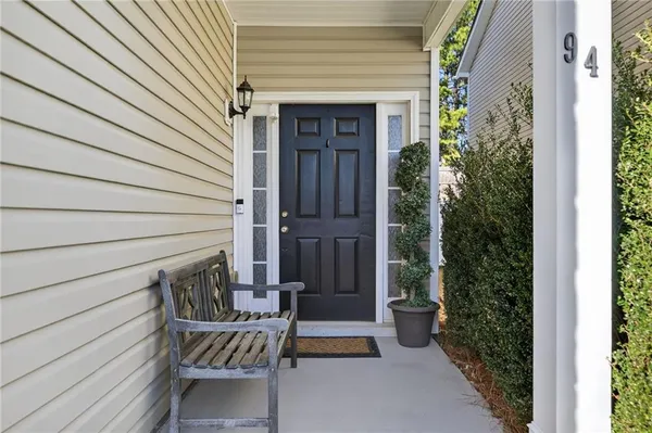 a house view with a outdoor space