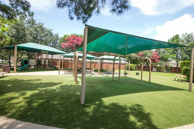 a view of a volley ball court