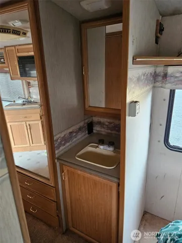 a view of a car garage