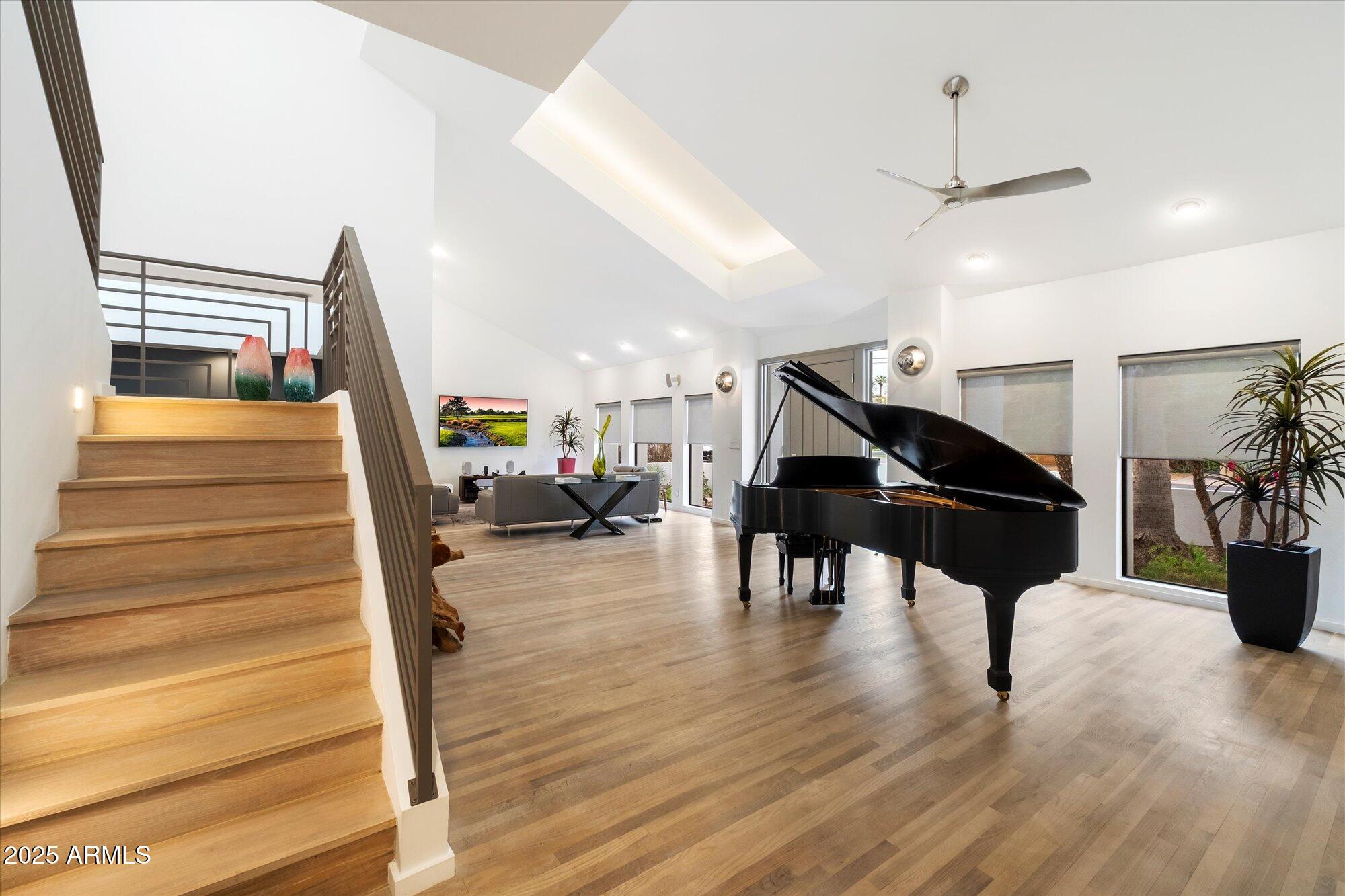 25 West Frier Drive Phoenix, AZ 85021 - Photo 6 of 43 a living room with furniture and wooden floor