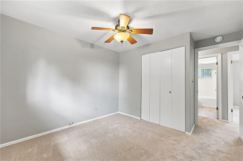 300 West Starz Road Cheswick, PA 15024 - Photo 31 of 39 Bedroom 3 Features New Carpet and Fresh Paint. Bedroom 3 is approximately 10'x11'
