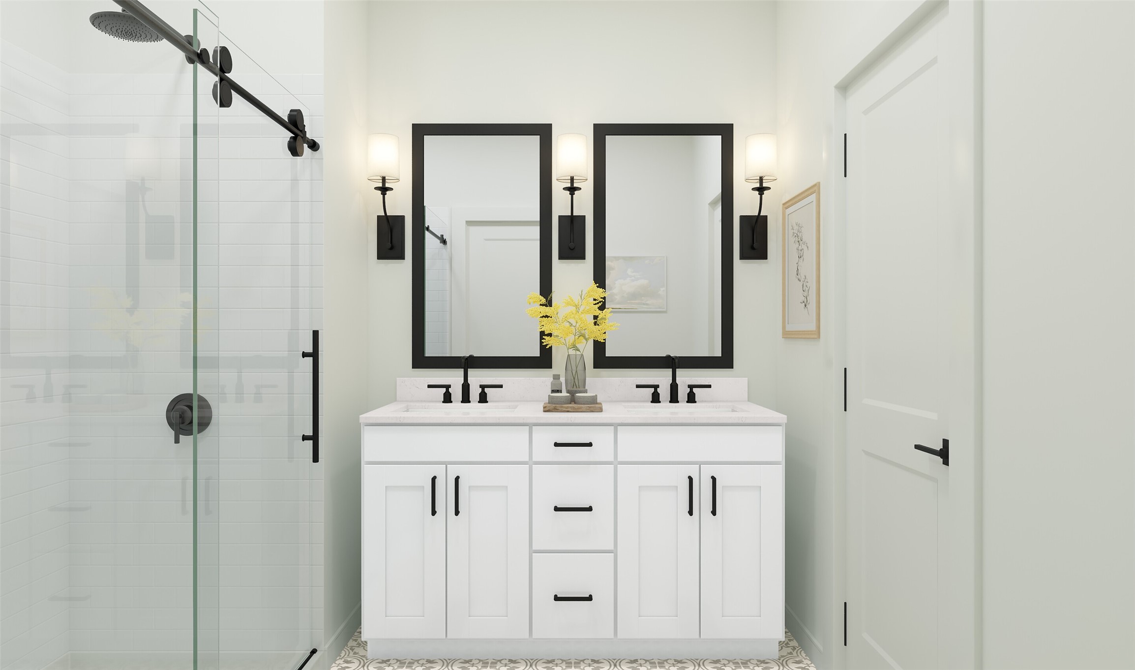 510 Samuel Rdg Drive Dayton, TX 77535 - Photo 9 of 33 Relaxing primary bath (*Artist rendering used for illustration purposes only.)