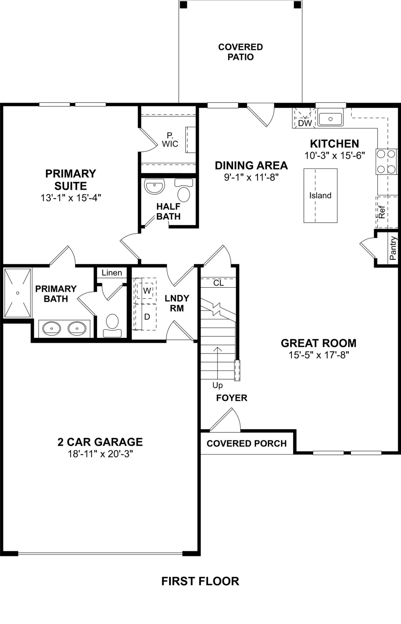510 Samuel Rdg Drive Dayton, TX 77535 - Photo 32 of 33 The Honeysuckle II floor plan by K. Hovnanian Homes. 1st Floor shown. *Prices, plans, dimensions, features, specifications, materials, and availability of homes or communities are subject to change without notice or obligation.