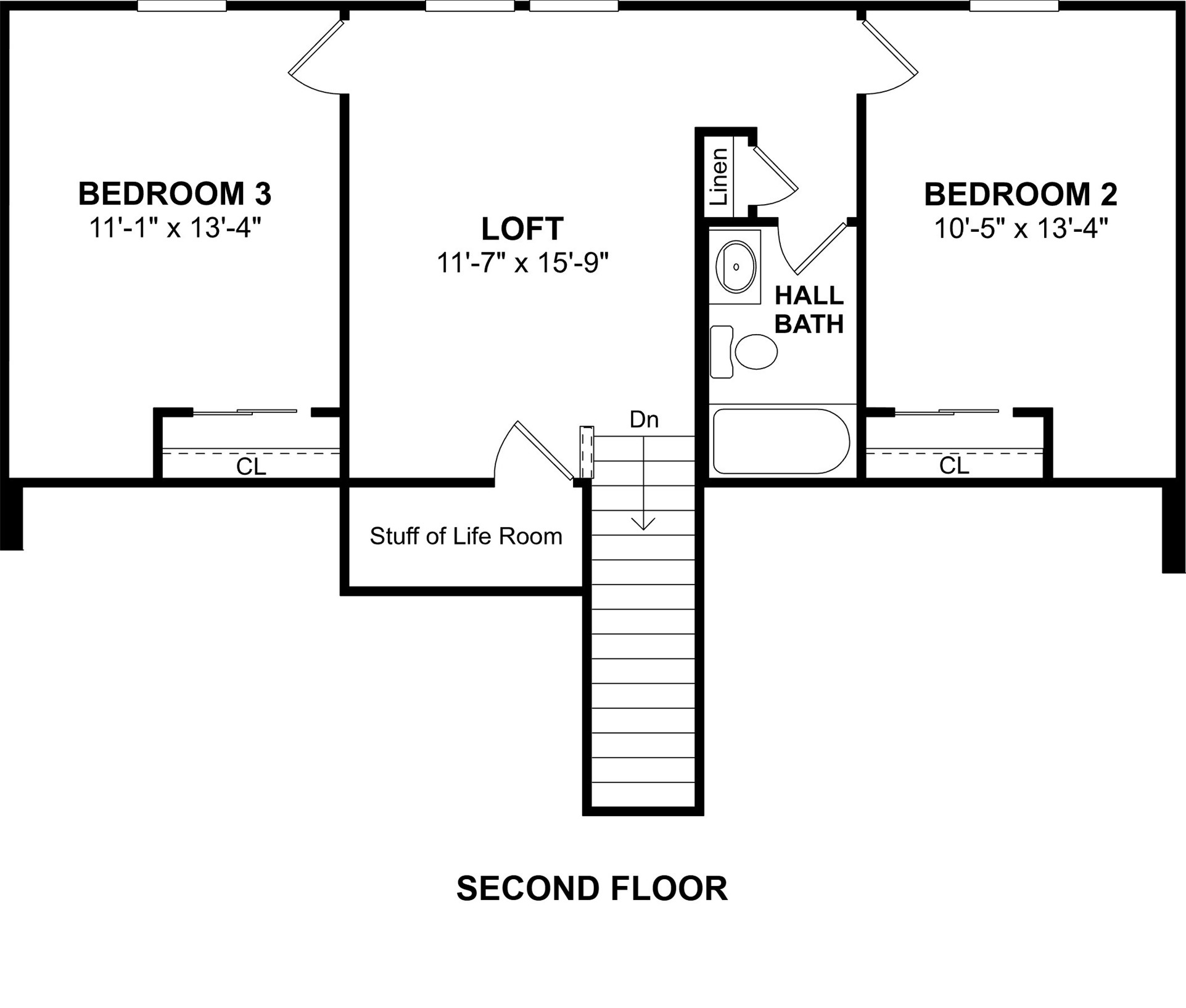 510 Samuel Rdg Drive Dayton, TX 77535 - Photo 33 of 33 The Honeysuckle II floor plan by K. Hovnanian Homes. 2nd Floor shown. *Prices, plans, dimensions, features, specifications, materials, and availability of homes or communities are subject to change without notice or obligation.