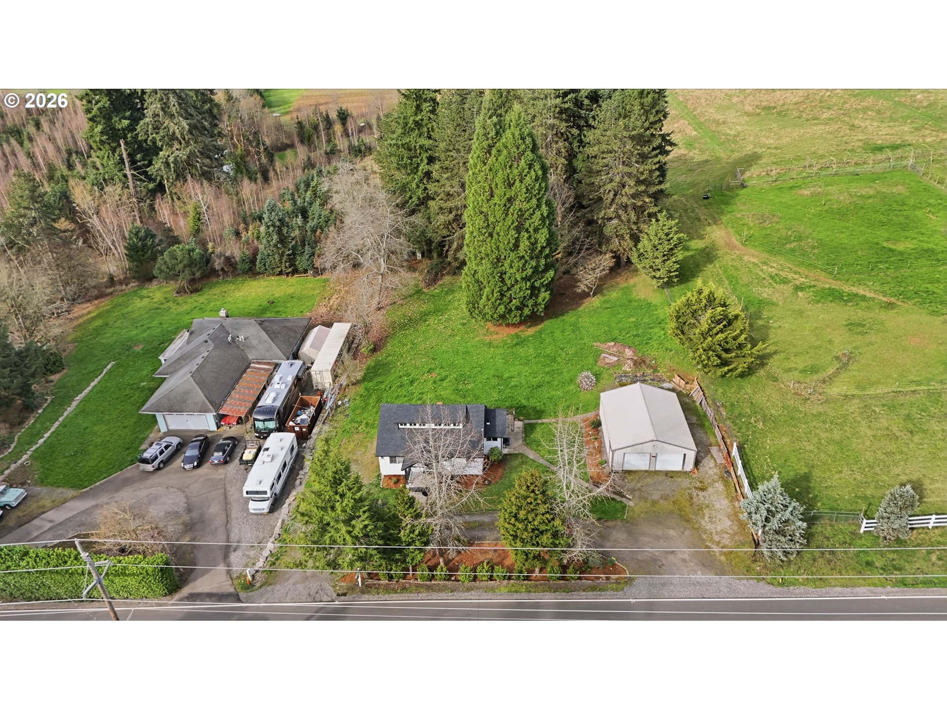 8207 Southeast Cottrell Road Gresham, OR 97080 - Photo 35 of 42 a black and white photo of a lake