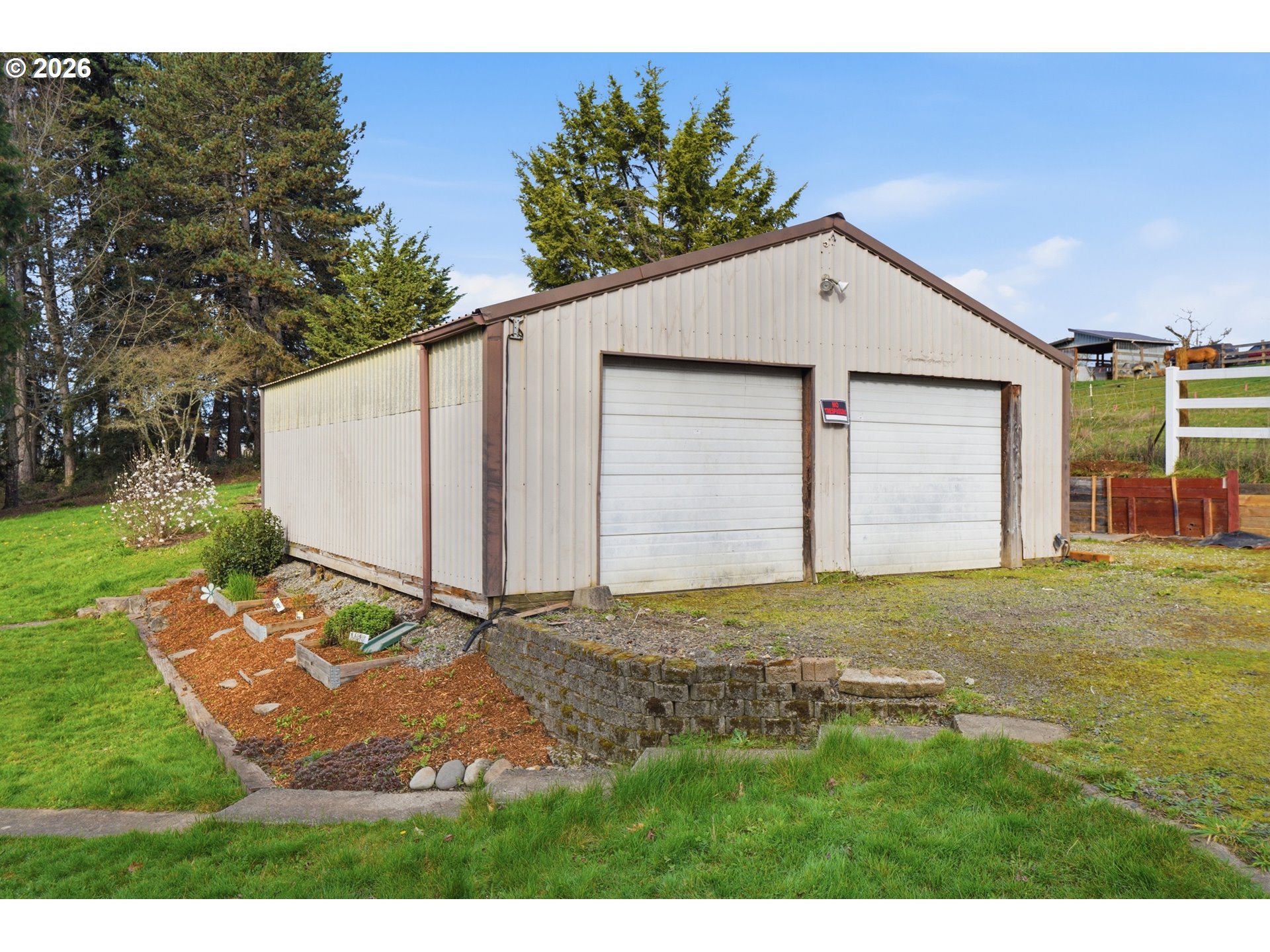 8207 Southeast Cottrell Road Gresham, OR 97080 - Photo 6 of 42 a view of backyard of house