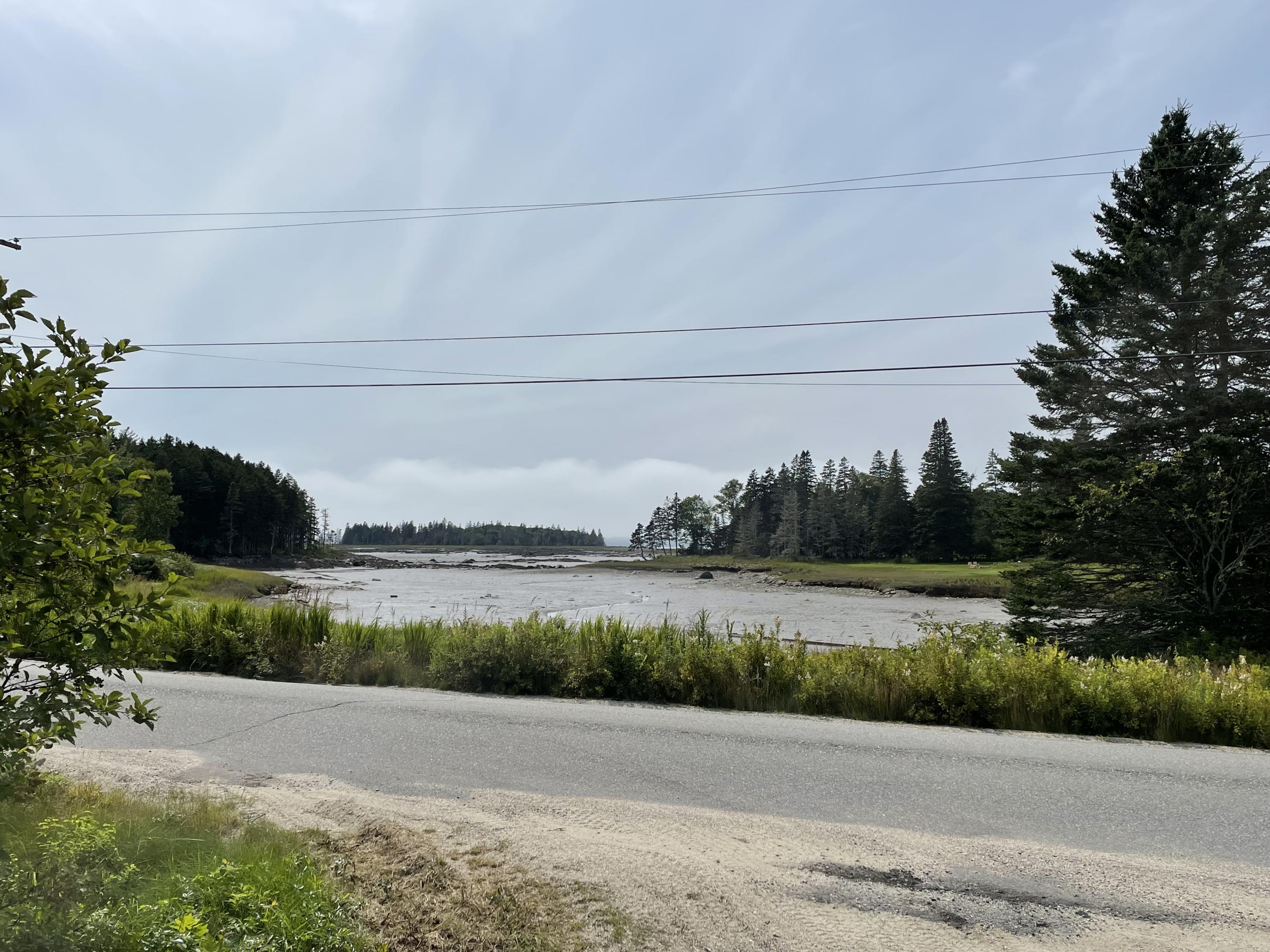 154 Cape Split Road Addison, ME 04606 - Photo 2 of 17 View and frontage on Marsh Harbor
