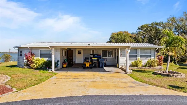 a view of a house with patio