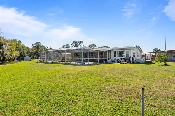a outdoor space with furniture