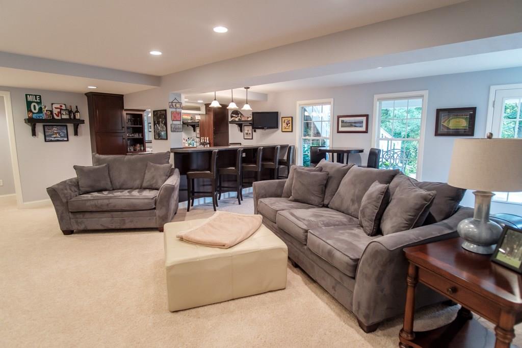 326 Buffalo Ridge Road Canonsburg, PA 15317 - Photo 22 of 25 You and your guests will have a terrific time in the lower level den; area in back is a complete bar with wine refrigerator