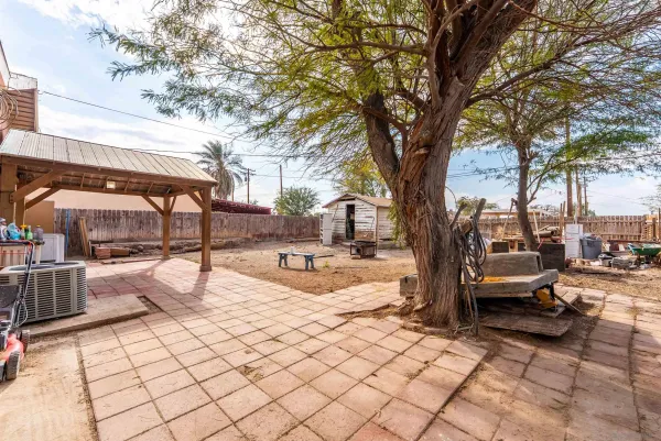 a view of outdoor space with seating
