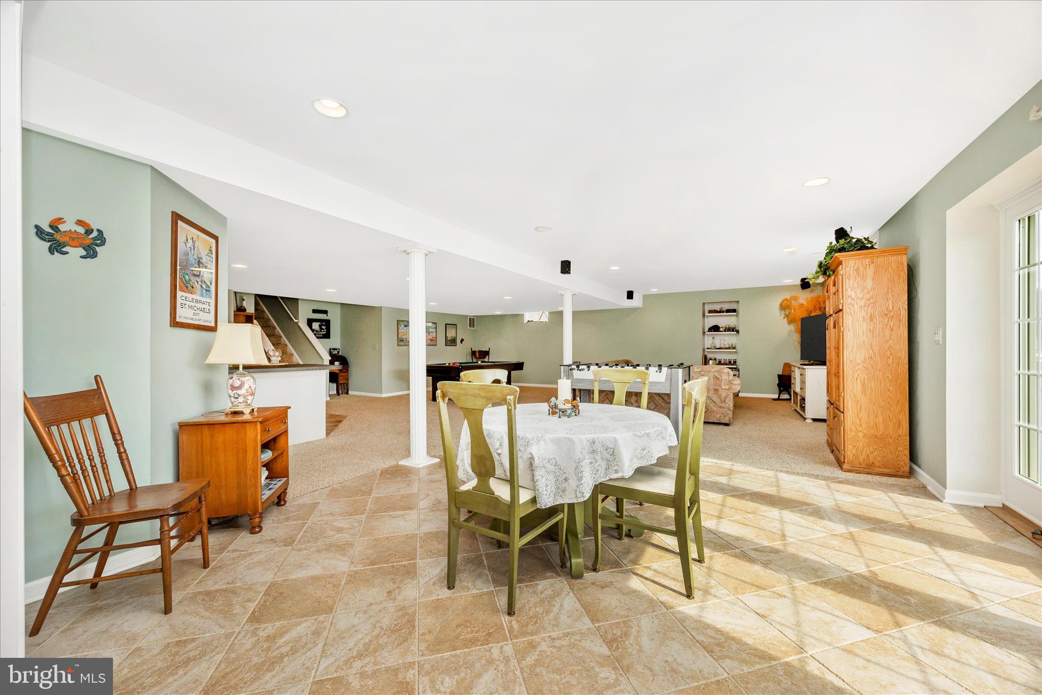 6181 Challedon Circle Mount Airy, MD 21771 - Photo 34 of 63 a dining room with furniture and a view of kitchen