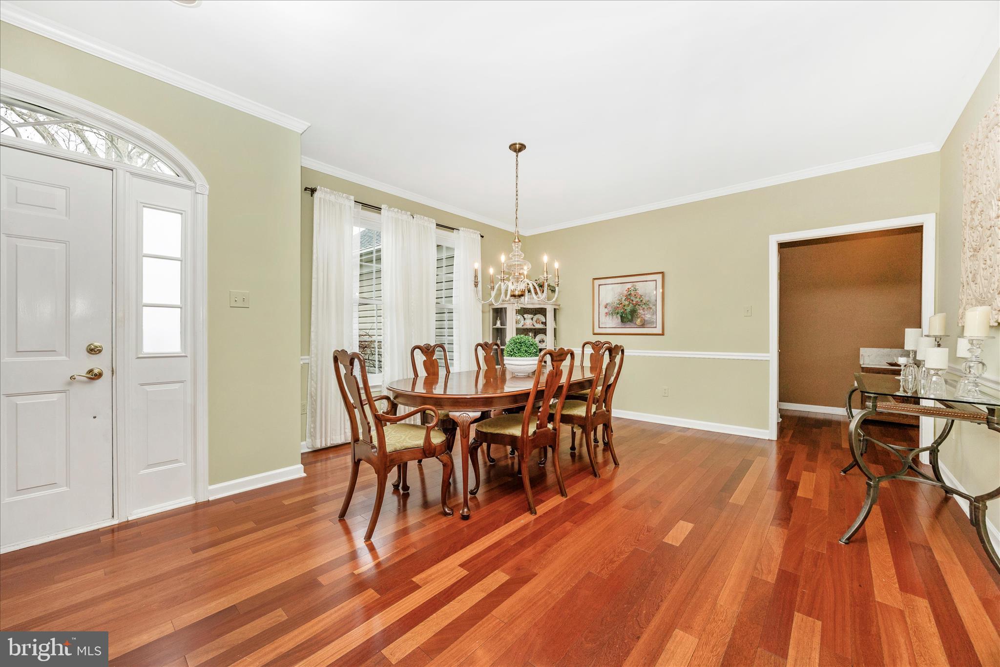 6181 Challedon Circle Mount Airy, MD 21771 - Photo 10 of 63 a view of a dining room with furniture window and wooden floor