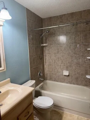 a park view with a table and chairs