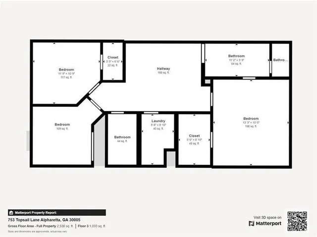 $3,400 | 753 Topsail Lane, Alpharetta, GA 30005