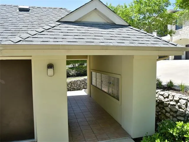 a view of front door