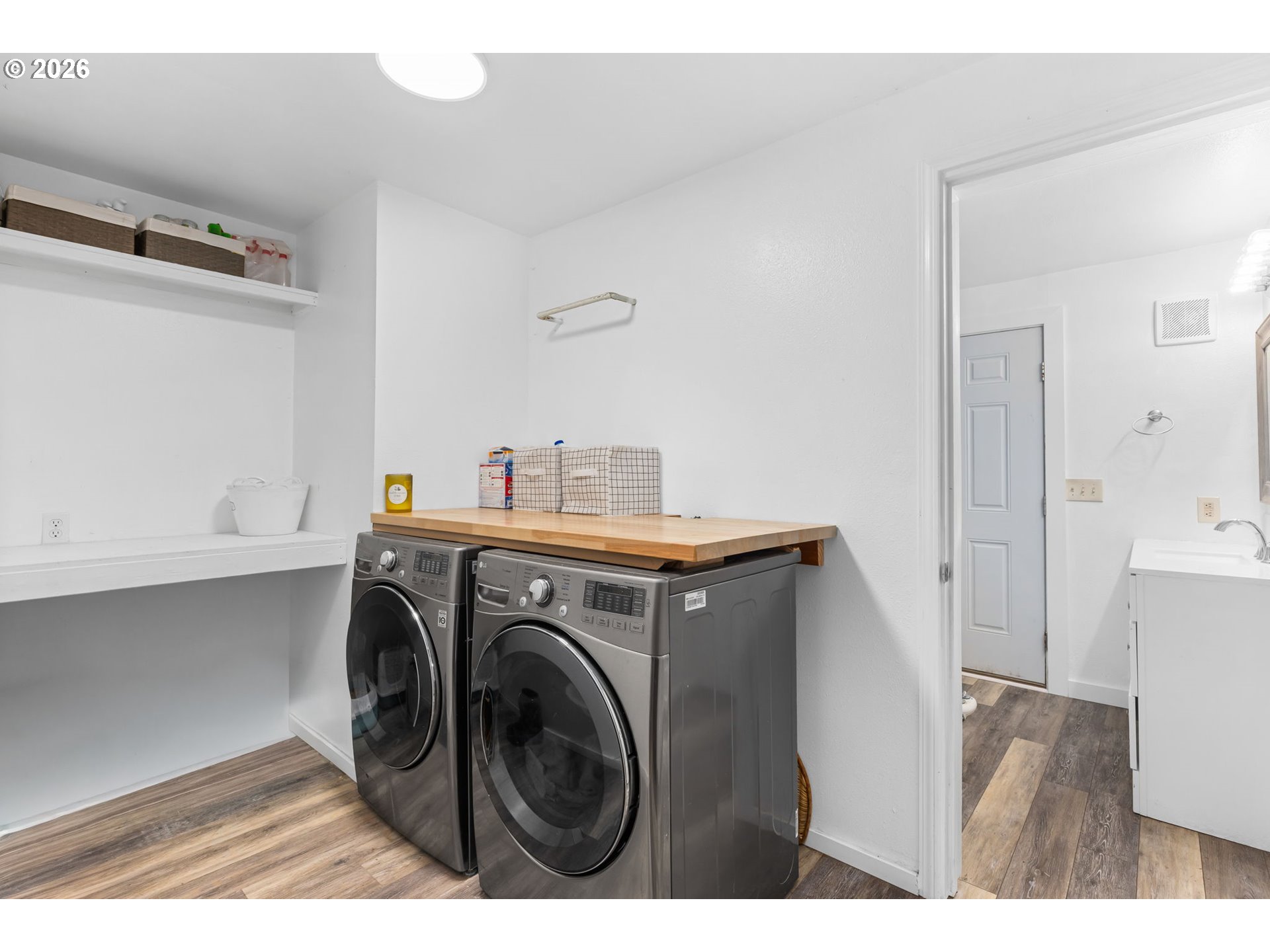 34221 Southeast Colorado Road Sandy, OR 97055 - Photo 30 of 48 a utility room with dryer and washer