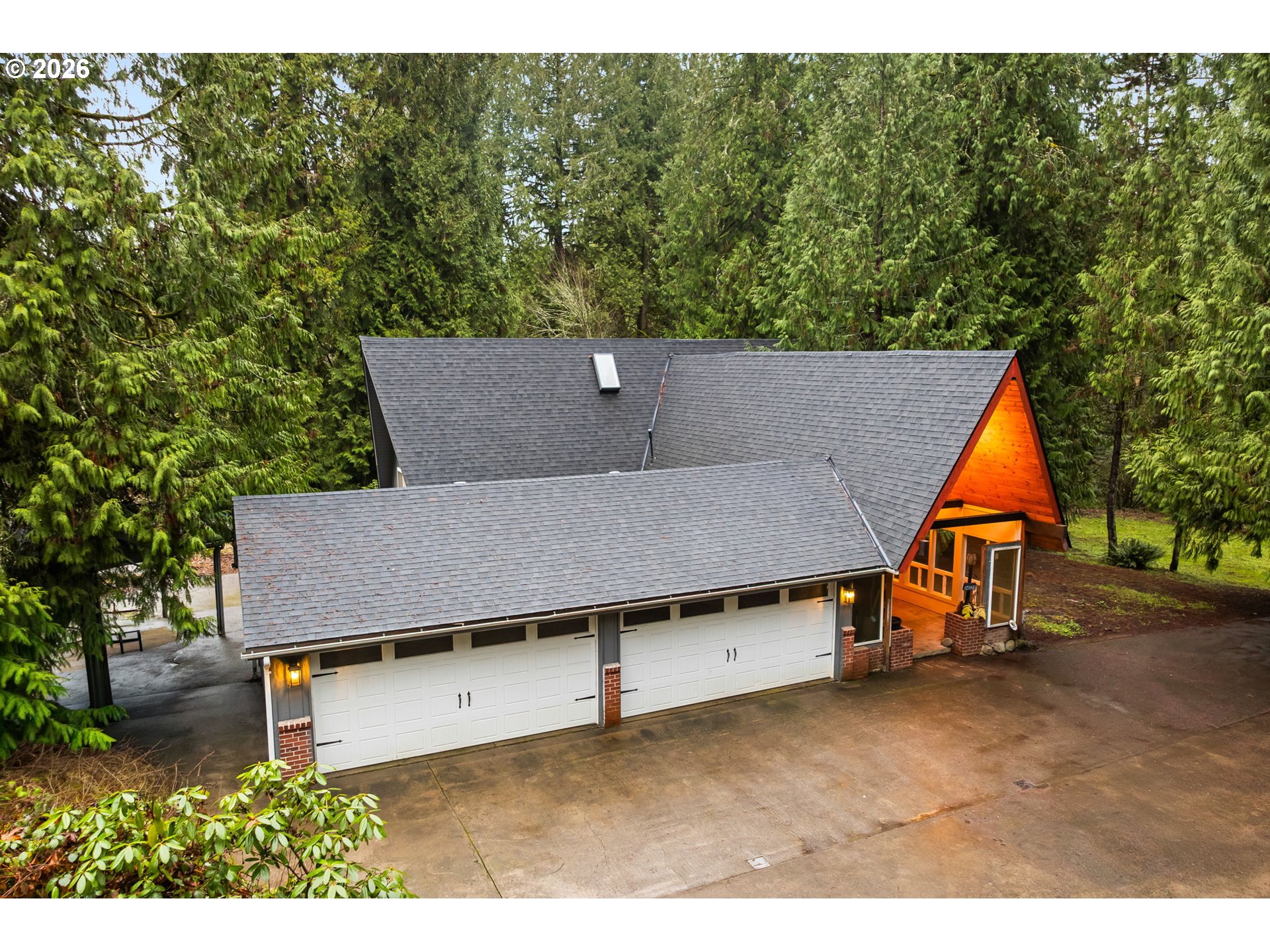 34221 Southeast Colorado Road Sandy, OR 97055 - Photo 3 of 48 an aerial view of a house with swimming pool
