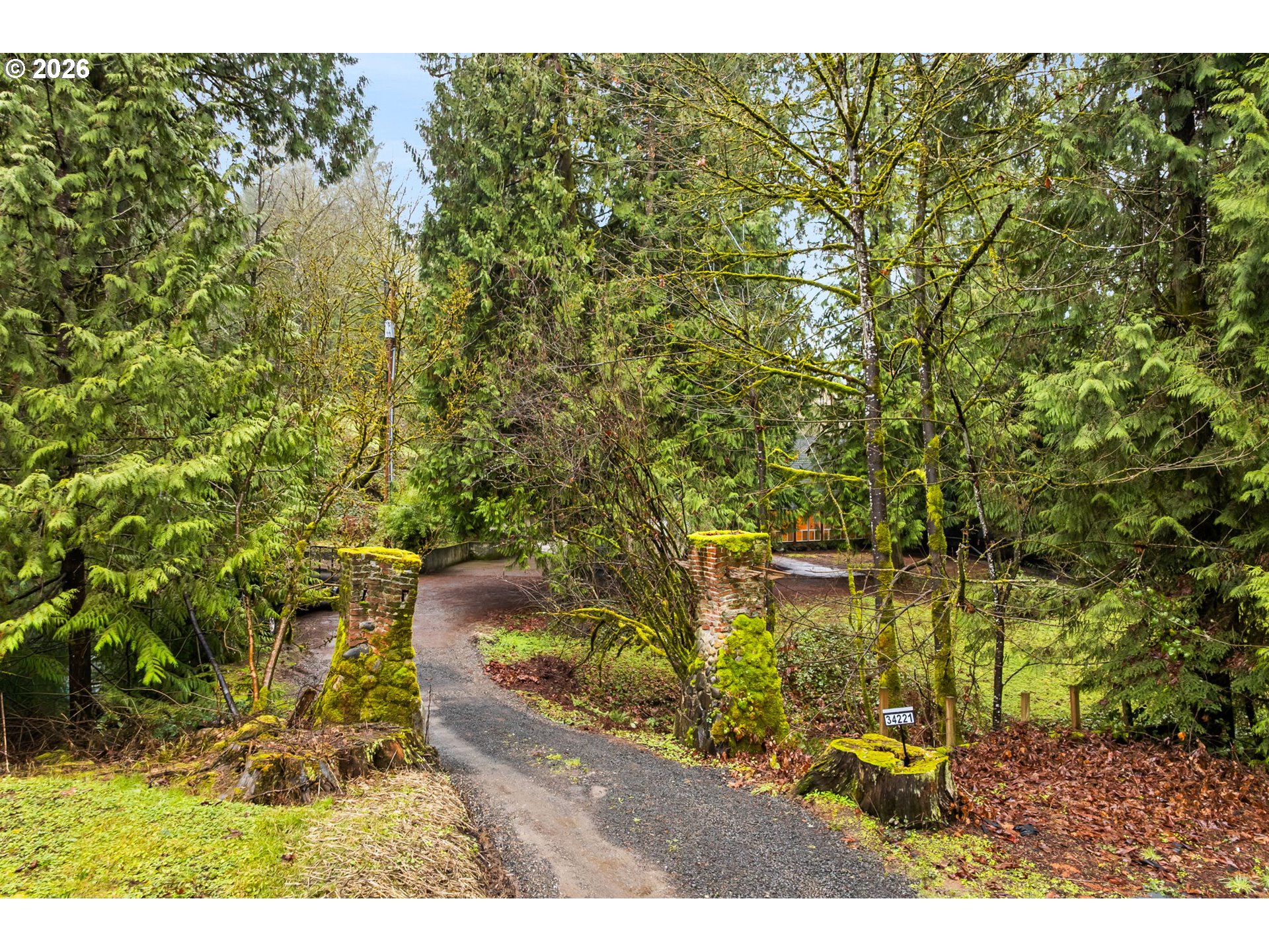 34221 Southeast Colorado Road Sandy, OR 97055 - Photo 35 of 48 a backyard of a house with a yard and shrubs