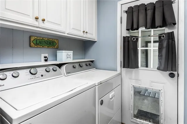 a close view of utility room