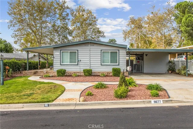 front view of house with a yard