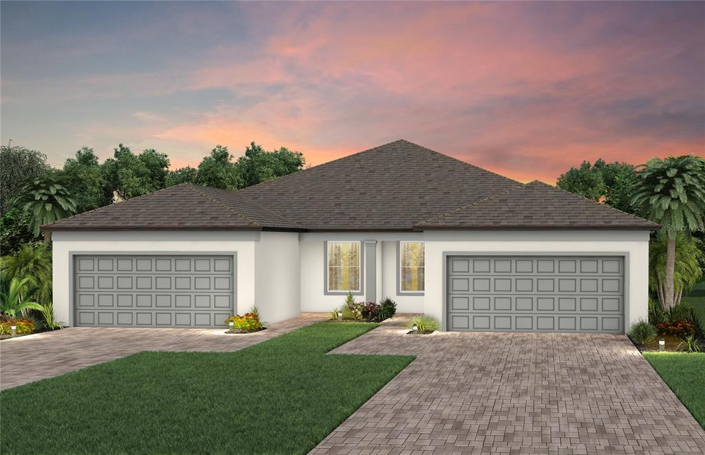 9335 Ballaster Pointe Loop Palmetto, FL 34221 - Photo 1 of 1 front view of house with a yard