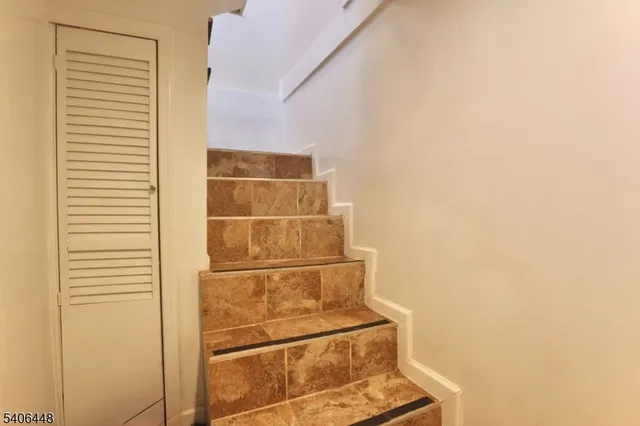 a view of a room with rack on the wall