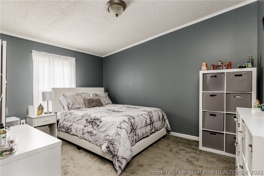 450 Bibey Road Carthage, NC 28327 - Photo 20 of 36 a bedroom with a bed and a cabinets