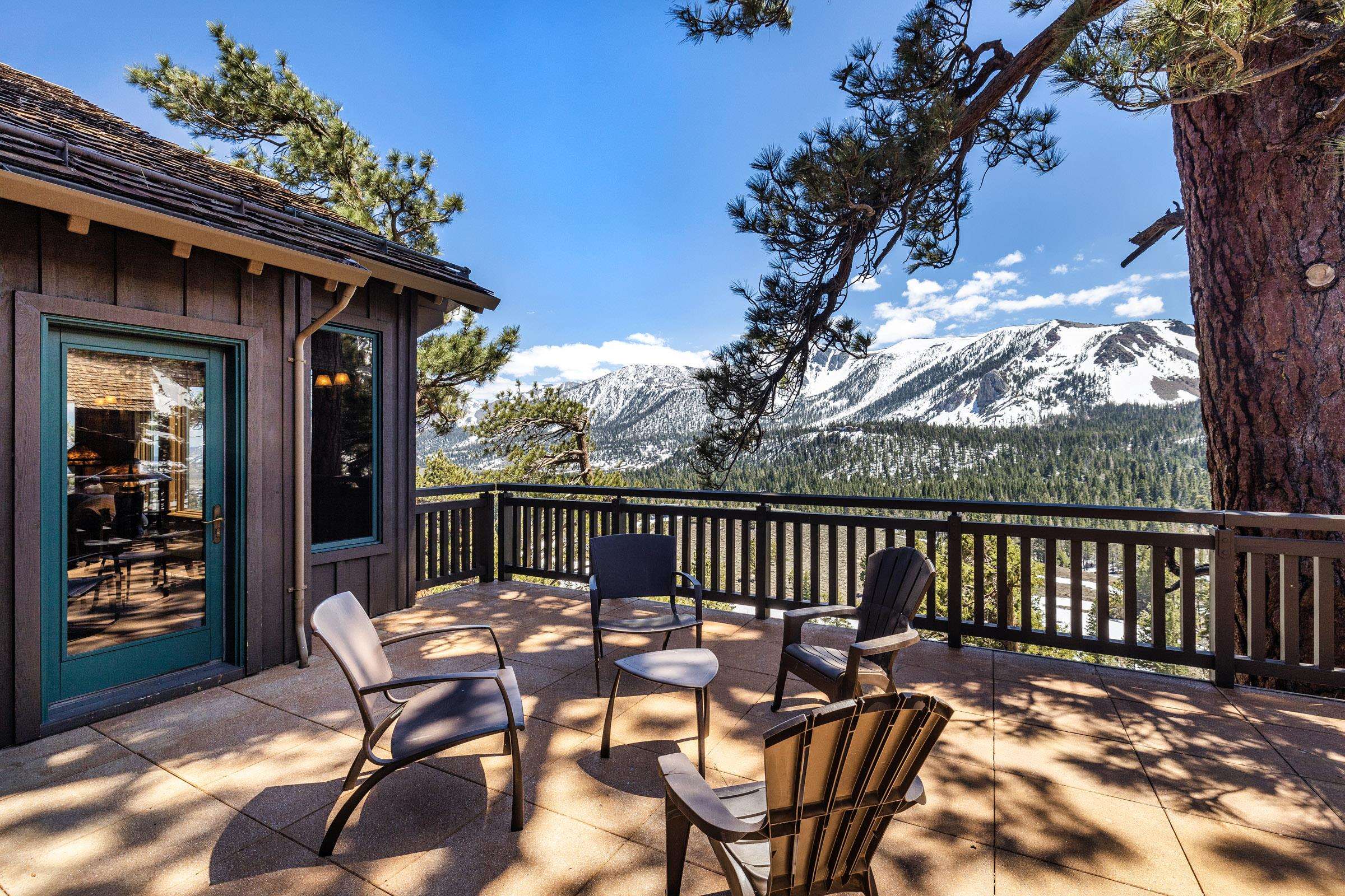 285 Juniper Road Mammoth Lakes, CA 93546 - Photo 8 of 38 a view of a chairs and table in the balcony