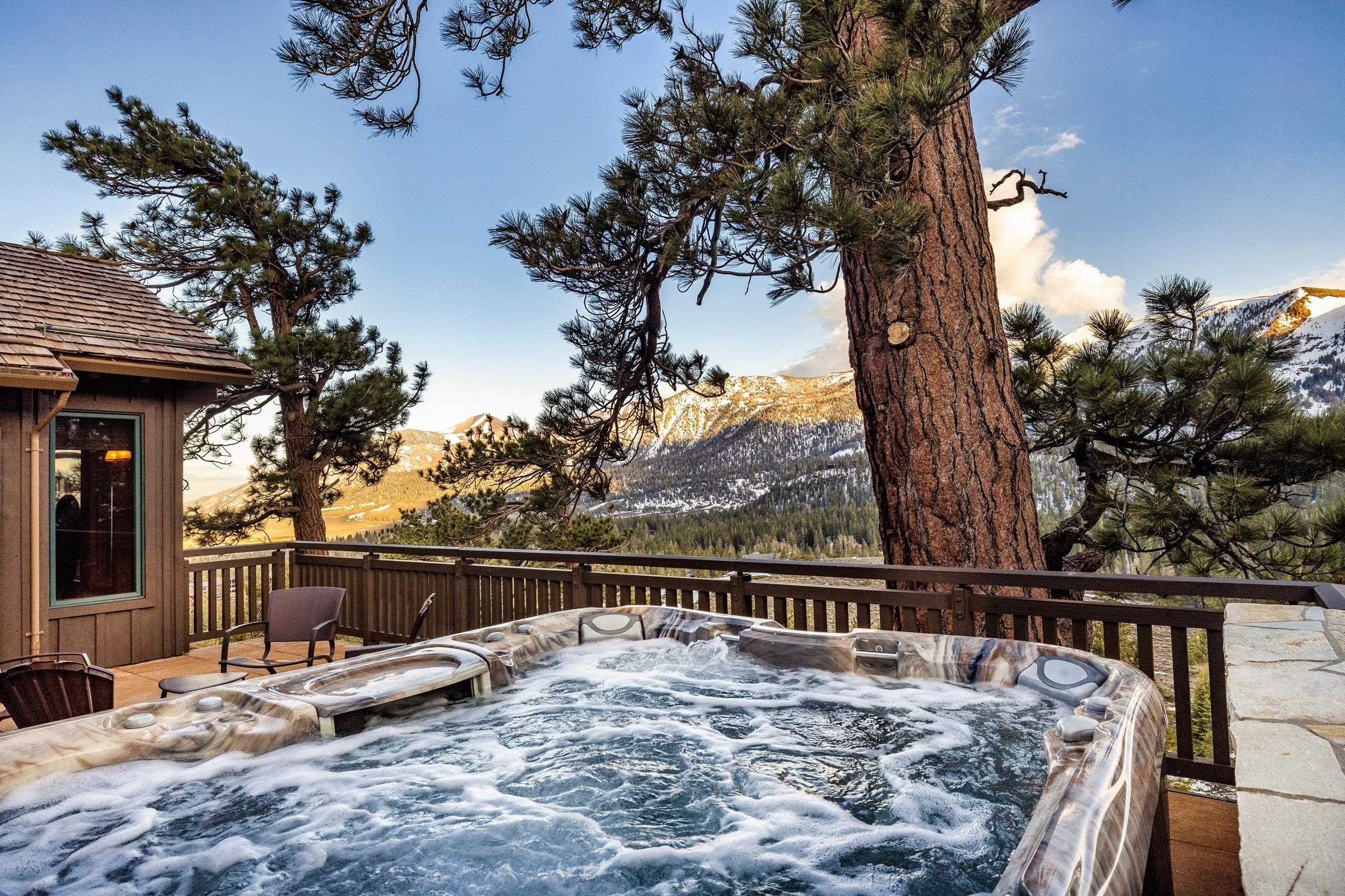 285 Juniper Road Mammoth Lakes, CA 93546 - Photo 9 of 38 a view of a terrace with trees